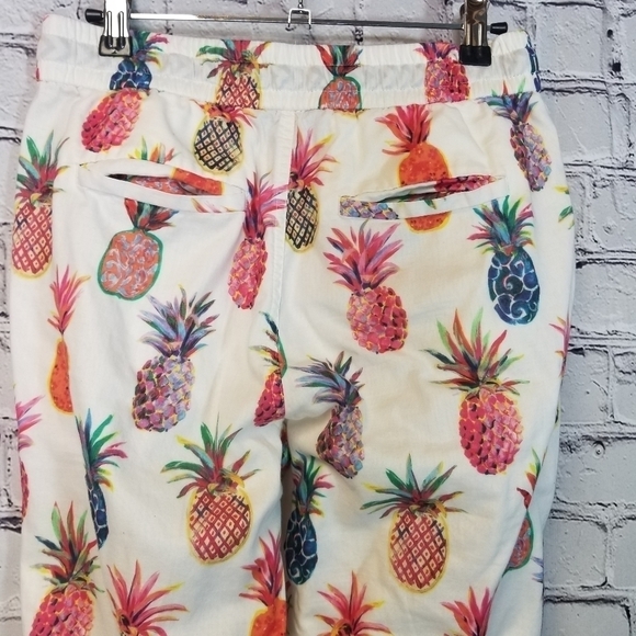 J Crew Ratti Seaside Pineapple Joggers - Picture 3 of 9